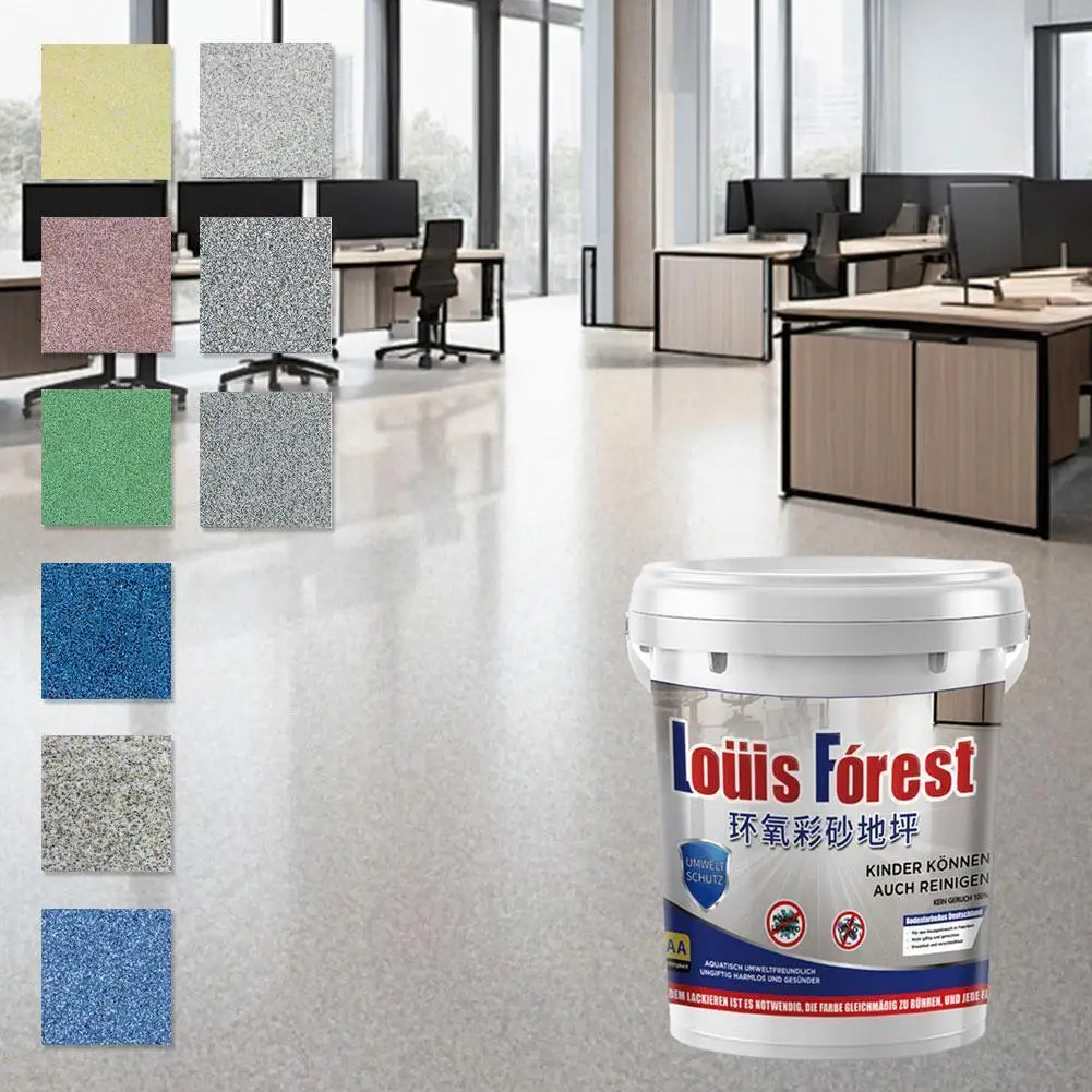500ML New High-Gloss Marble Effect Epoxy Floor Coating Outdoor Wear-resistant And Anti Slip Paint Forest Epoxy Floor Paint