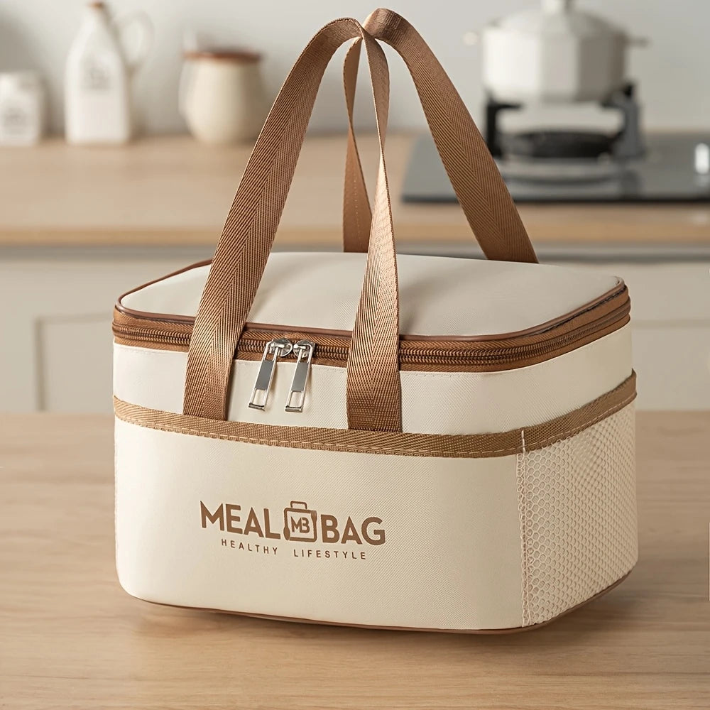 Thermal Insulation Lunch Bag  Food Storage Picnic Bags Tote Portable Cooler Box Bags Bento Handbag