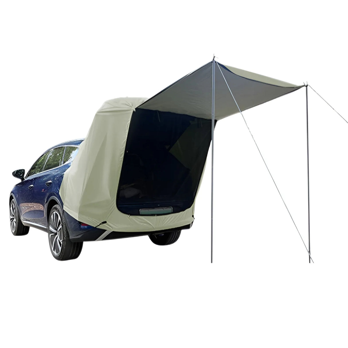Car Tail Tent Canopy Off-road Camping Picnic Leisure Outdoor Car Tent Sunscreen Waterproof Simple Installation and Storage