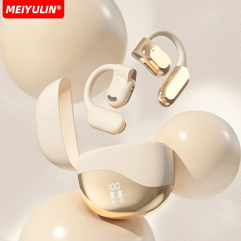 AI 144 Languages Real Time Translator Earbuds Wireless Translation Earphones Two-Way Instant Voice Ear Hook Translator Headphone