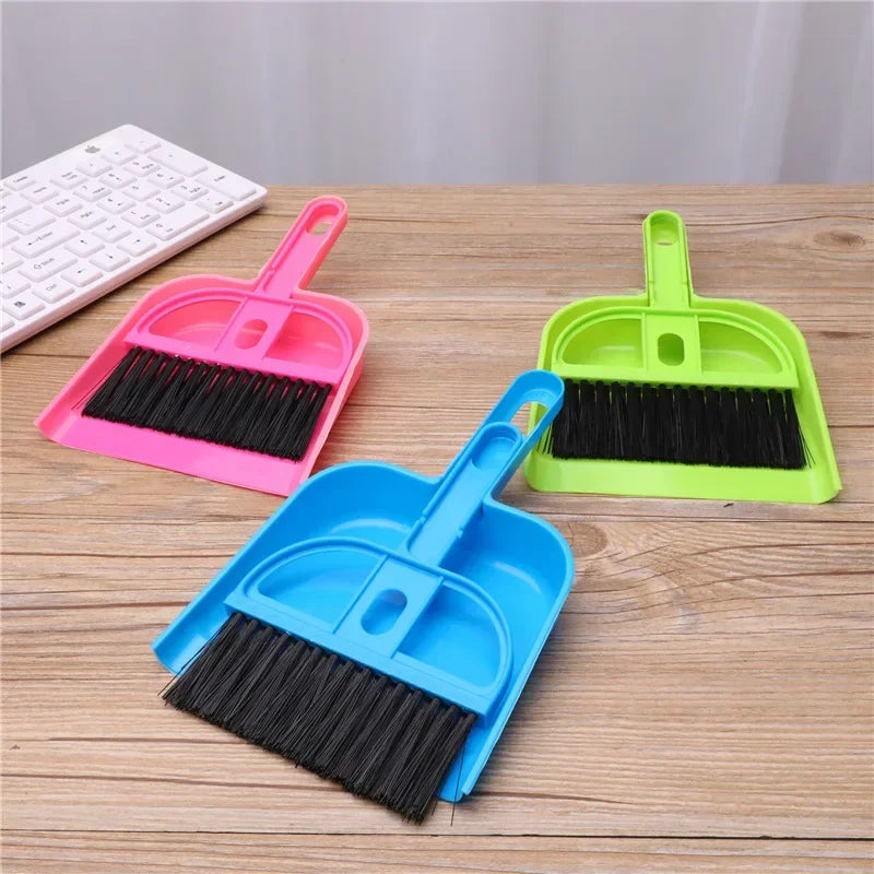 Desktop Household Cleaning Tools: Small Broom, Dustpans Set, Mini Cleaning Brush, Garbage Cleaning Shovel for Table Sweeper