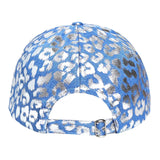 Leopard print baseball cap with gold stamping Outdoor Fishing Lovers Baseball Cap For Men And Women