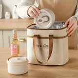 Thermal Insulation Lunch Bag  Food Storage Picnic Bags Tote Portable Cooler Box Bags Bento Handbag