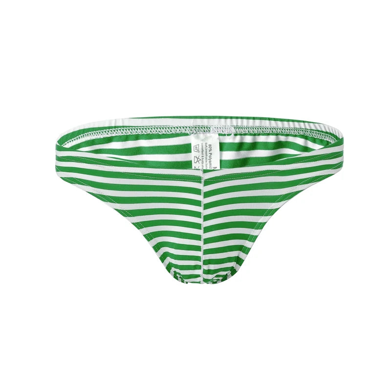 Men's Briefs Panties Men Cotton Underwear Briefs Breathable Cuecas Striped Brief U Pouch Panties for Men Sexy Underpants Shorts