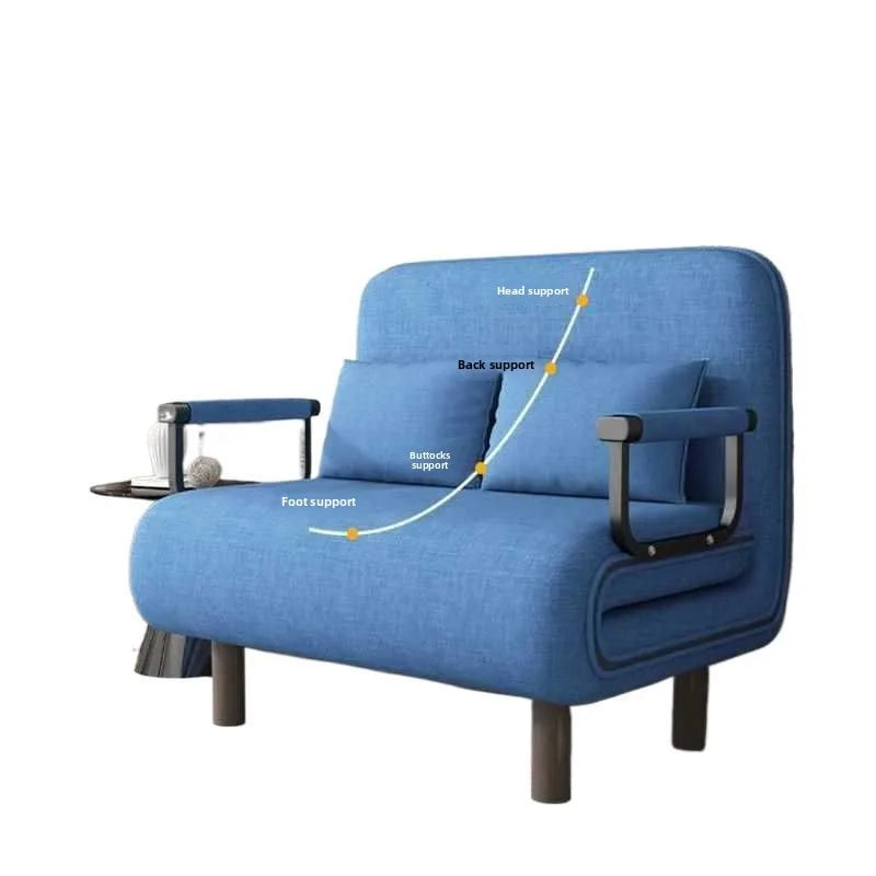 80Cm folding sofa bed, living room dual-purpose single sofa lunch break bed