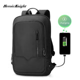 Heroic Knight Men Multifunctional Backpack Waterproof Laptop Backpack Men Business Laptop Bag Travel College Bag for Office Work