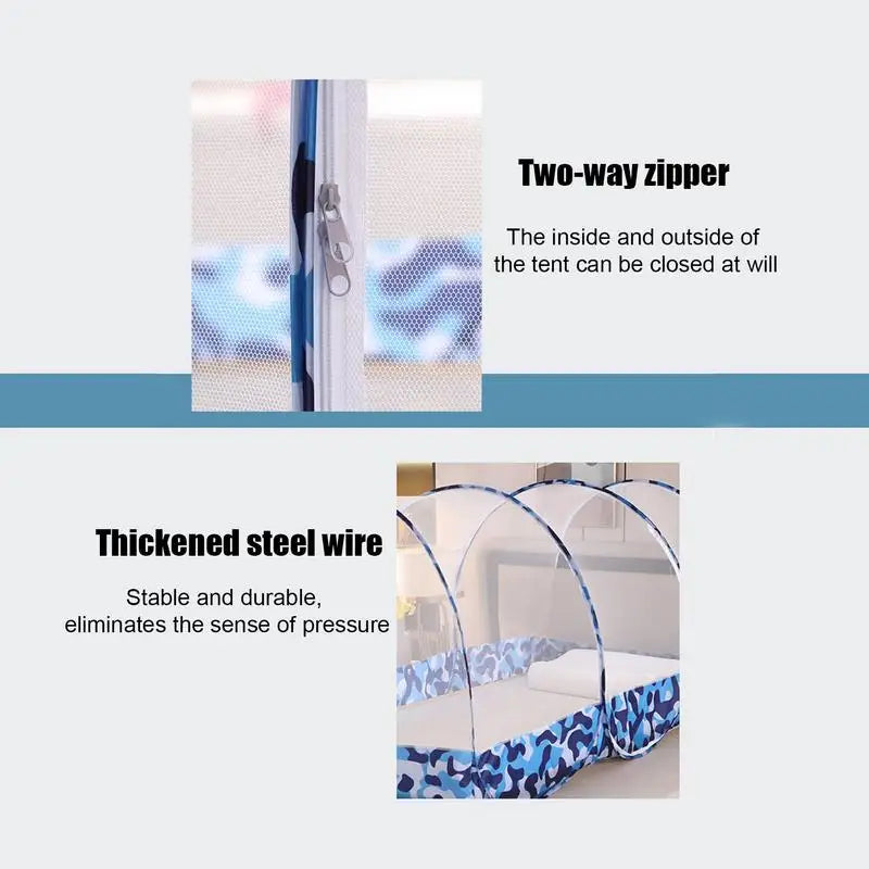 Camping Mesh Net Tent Foldable Mesh Sleeping Net Outdoor Sleeping Screen Houses & Rooms For Canopy Bedroom Patio Beach