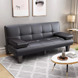 Simple  Foldable Sofa Bed Fabric 3-Level Adjustment  Living Room Office Bedroom Furniture Solid Wood Bean Bag Sofa