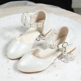 New Girls Shoes Fashion Children's Pearls princess Sandals Bling Summer Sandals Toddler party Breathable Kids Shoes
