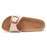 Kidmi Summer Women Sandals Women Flat Sandals Outdoor Beach Sandals Casual Vacation Nonslip Slippers Walking Cushion Sandals
