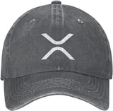 Xrp Ripple? Hat Fashion Cowboy Baseball Hats Black Sunhat Dad Cap for Men Women