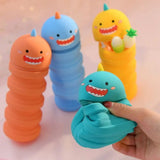 School Supplies 3D Little Dinosaur Pencil Case Kawaii Waterproof Silicone Stationery Box Ins Style Cute Coin Purse School