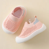 2024 Kids Shoes Casual Breathable Infant Baby Children Girls Boys Mesh Sneakers Soft Bottom Comfortable Non-Slip