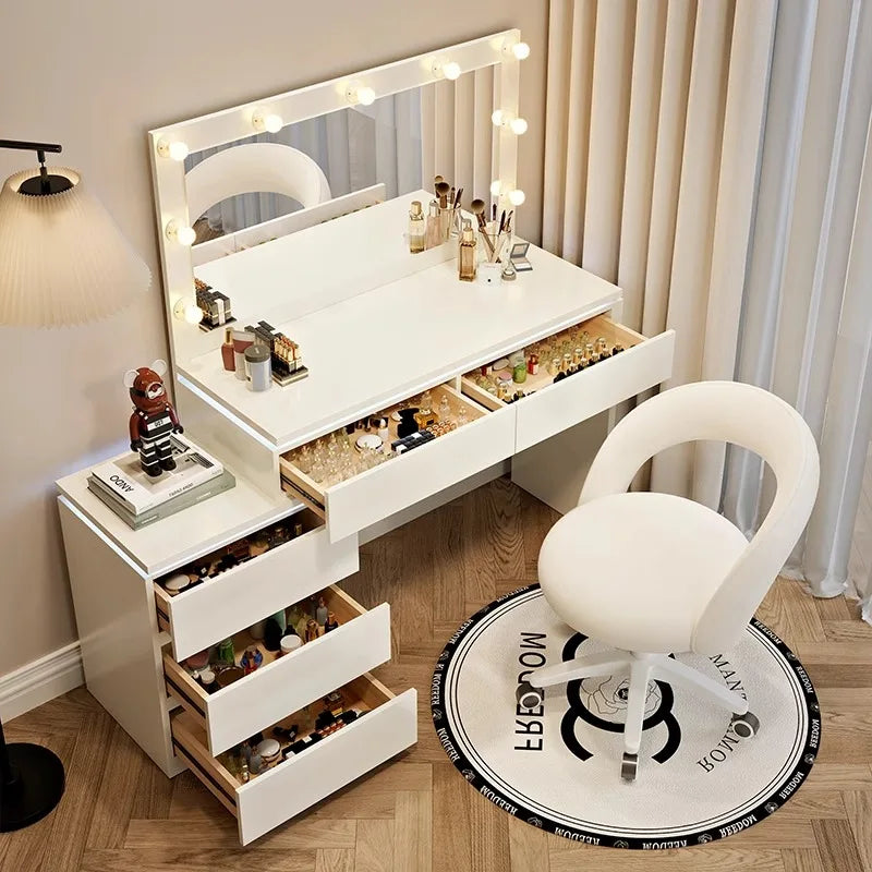 Drawer Organizer Wooden Dressing Table Girls Italian Simple Storage Dressing Table White Makeup Moveis Para Quarto Furnitures