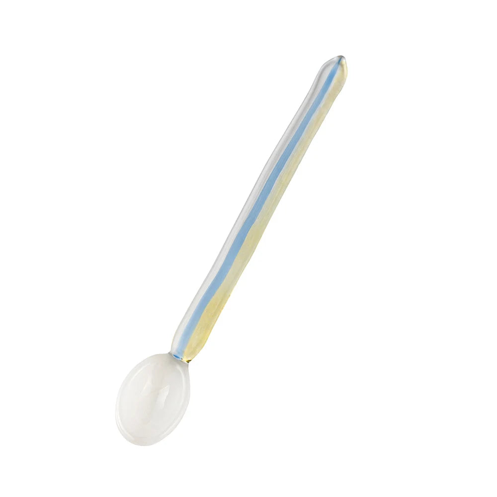 Crystal Spoon Glass Tea Spoon Creative Coffee Spoon Dessert Cake Spoon Tableware Milk Coffee Stirring Spoon Kitchen Dinnerware