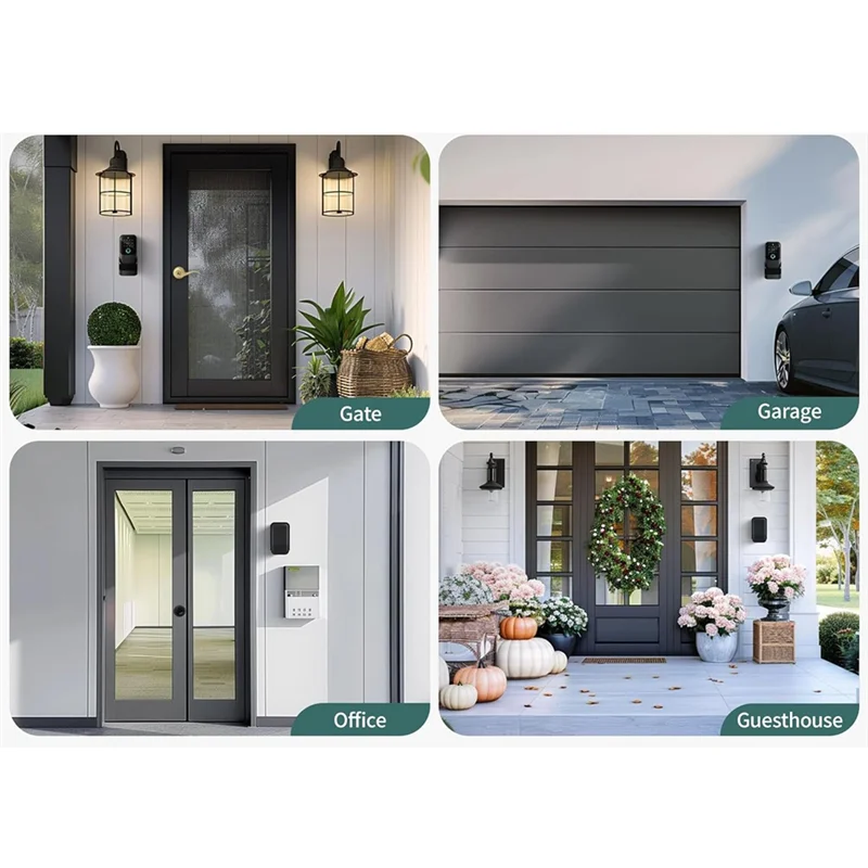 B50B-Smartlock Box For House Key With 5 Unlocking Methods Fingerprint,App Control, Access Card, Password,Suitable For Office