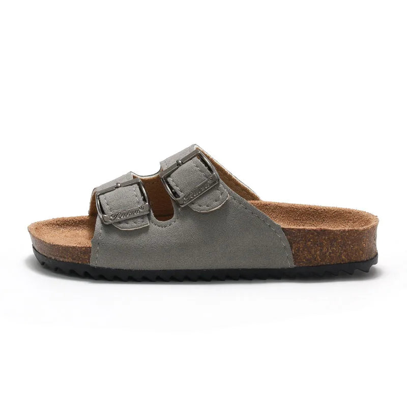 Slippers Summer Girl Boy Shoes Child Shoes Casual Cork Non-slip Comfortable Flat Bottom Kid Slippers Students Dormitory Slippers