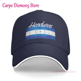 Honduras Flag Unisex Hats Fashion Adjustable Baseball Cap for Men Women
