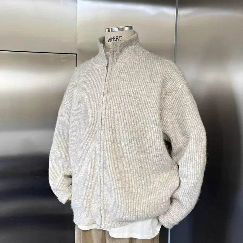 Autumn Cardigan Men's Knit Cardigans Knitwear Korean Popular Clothes Mens Clothing Sweater for Men Cárdigan Winter Man Sweater