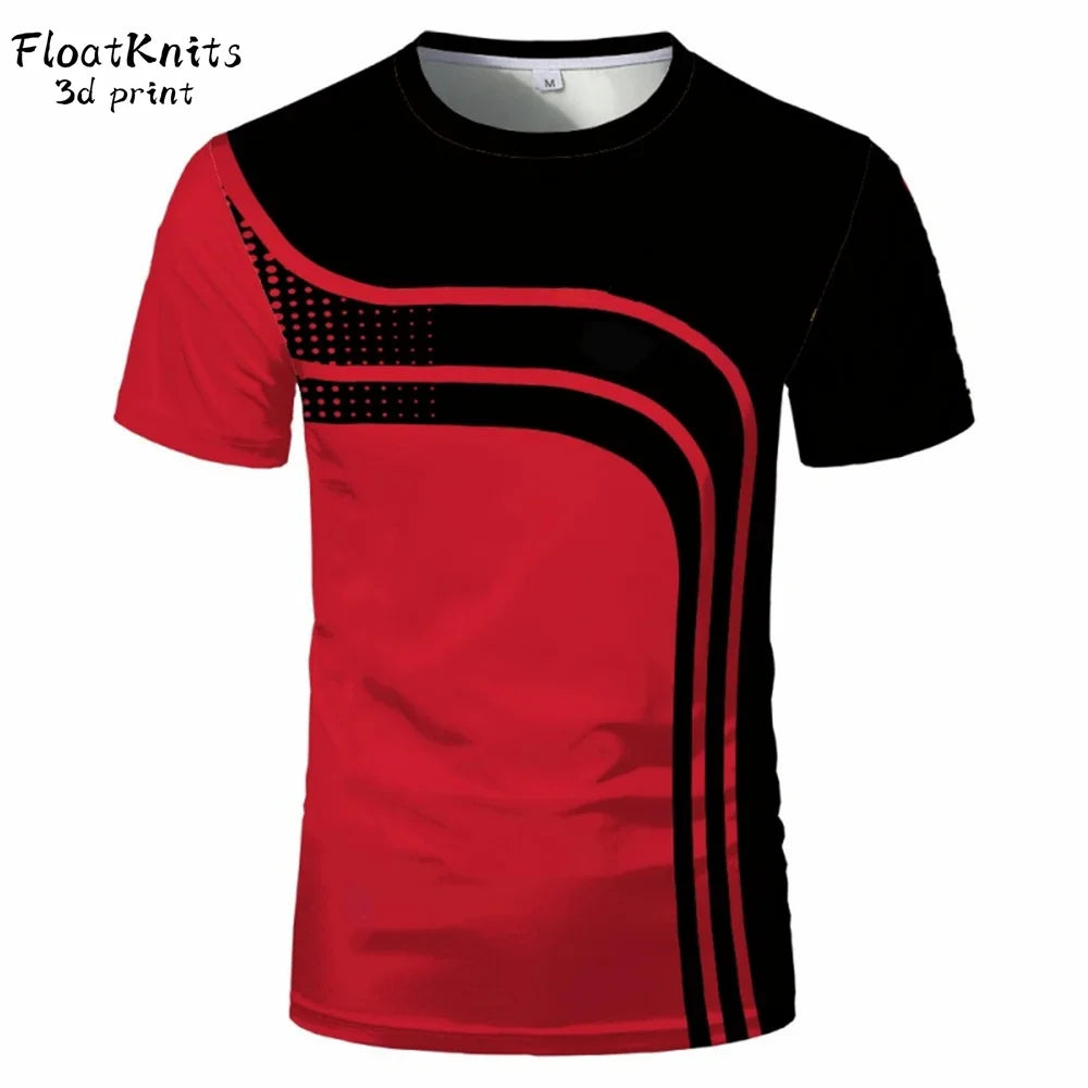Fashion T-Shirts for Men Summer Men's Clothes O-Neck Man Short Sleeve T-Shirt Simple Quick-Drying Men's Clothing Graphic T Shirt