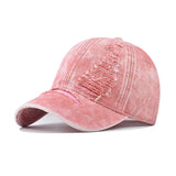 denim baseball cap for men women spring summer cap letters embroidery