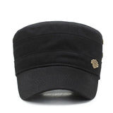 Mens Baseball Cap  Flat Caps  Spring Autumn Tactical Hat Men's Flat Top Cotton Cap Sports Leisure Hats