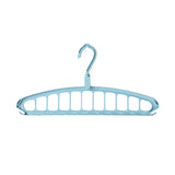 1pc Space Saving Multi-Hole Clothes Hanger For Home, Dorm, And Travel - Foldable Drying Rack For Trousers, Shirts, And Skirts