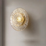Post-modern Home Decor Living Room Background Wall Lamp Bedroom Bedside Light Fixtures Luxury Glass Corridor Aisle Sconces