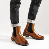 Soft Leather Men Chelsea Boots Ankle Boots Comfortable Men Boots