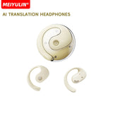 AI 144 Languages Real Time Translator Earbuds Wireless Translation Earphones Two-Way Instant Voice Ear Hook Translator Headphone