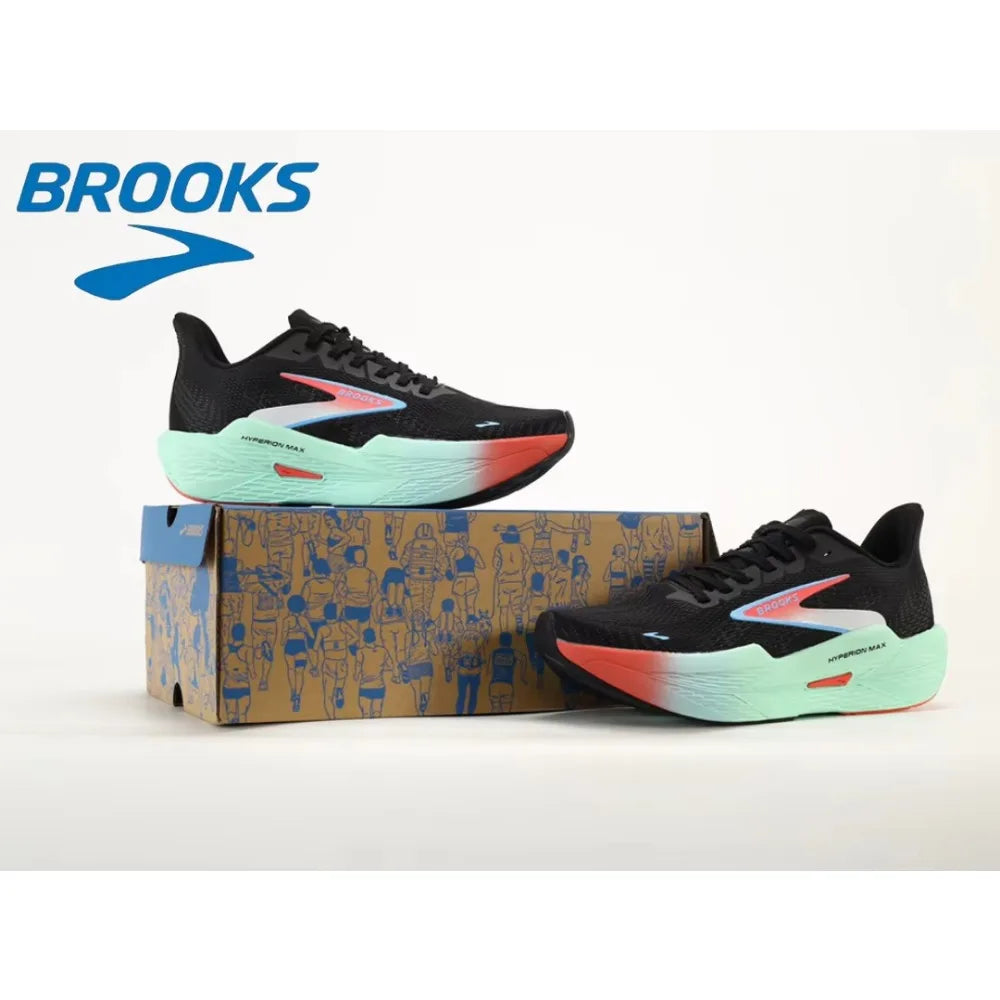 Brooks Hyperion Max 2 Sports Running Shoes Shock-absorbing Race Marathon Professional Running Shoes Men's Casual Sneakers
