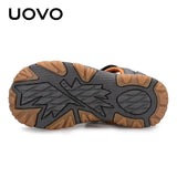 New Arrival Children Fashion Footwear Soft Durable Rubber Sole UOVO Kids Shoes Comfortable Boys Sandals With #22-34