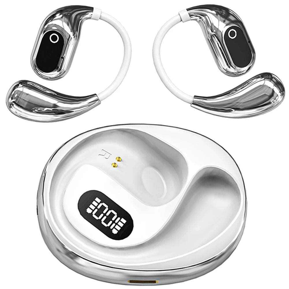 AI Intelligent Translator Earbuds 138 Languages Bluetooth-Compatible 5.3 Two-Way Voice Translator Waterproof Open Ear Headphones