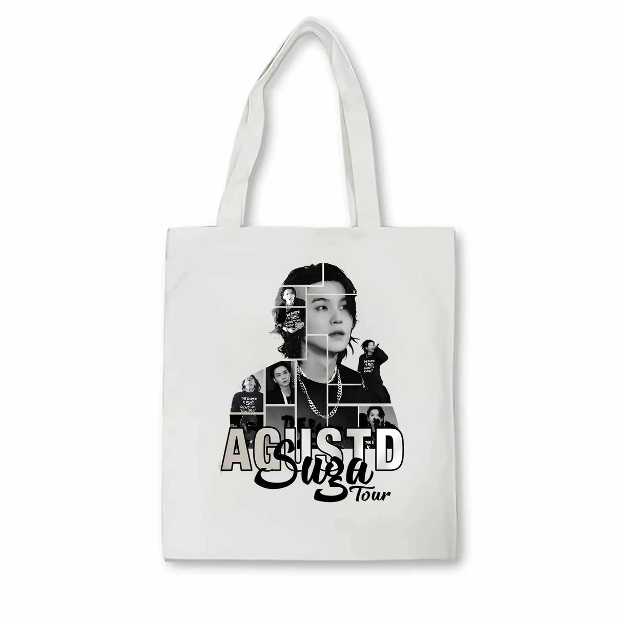 Agust D Day Movie tote bag Suga Agust D Tour Fashion shoulder bag Min Yoongi tote bag Agust D canvas bag women’s kpop tote bag