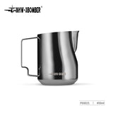 MHW-3BOMBER Milk Frothing Pitcher 350/450/520ml Milk Frother Cup Espresso Steaming Pitcher Stainless Steel Milk Frother Jug