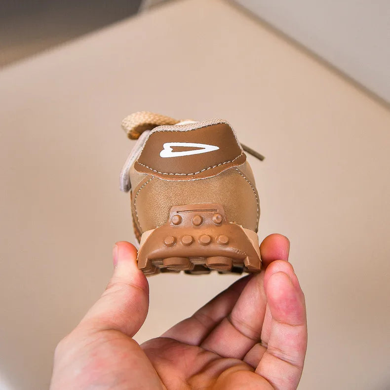 PU Leather Kid's Sneakers Ergonomics Waterproof Running Sport Shoes For Baby Boys Girl's Running Shoes Children Sneakers