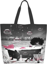 African American Tote Bag Shoulder Handbag Fashion Woman Tote Bag Shoulder Handbag Black Queen Girl Tote Bag Shoulder Handbag