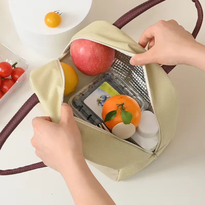 Cute Cartoon Lunch Bag, Perfect for Student or Work, with a Thick Waterproof Foil Lining to Keep Your Food Fresh!
