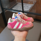 2024 Boys And Girls Canvas Shoes Children's School Performance Shoes Fashion Children Biscuit Bottom Breathable Kids Shoes