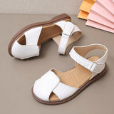 Girls sandals new summer medium and large children princess shoes soft sole shoes
