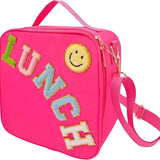 Lunch Bag Insulated  Aluminum Film Lunch Box With Adjustable Shoulder Strap Reusable Lunch Tote Bag for Work Picnic Camping