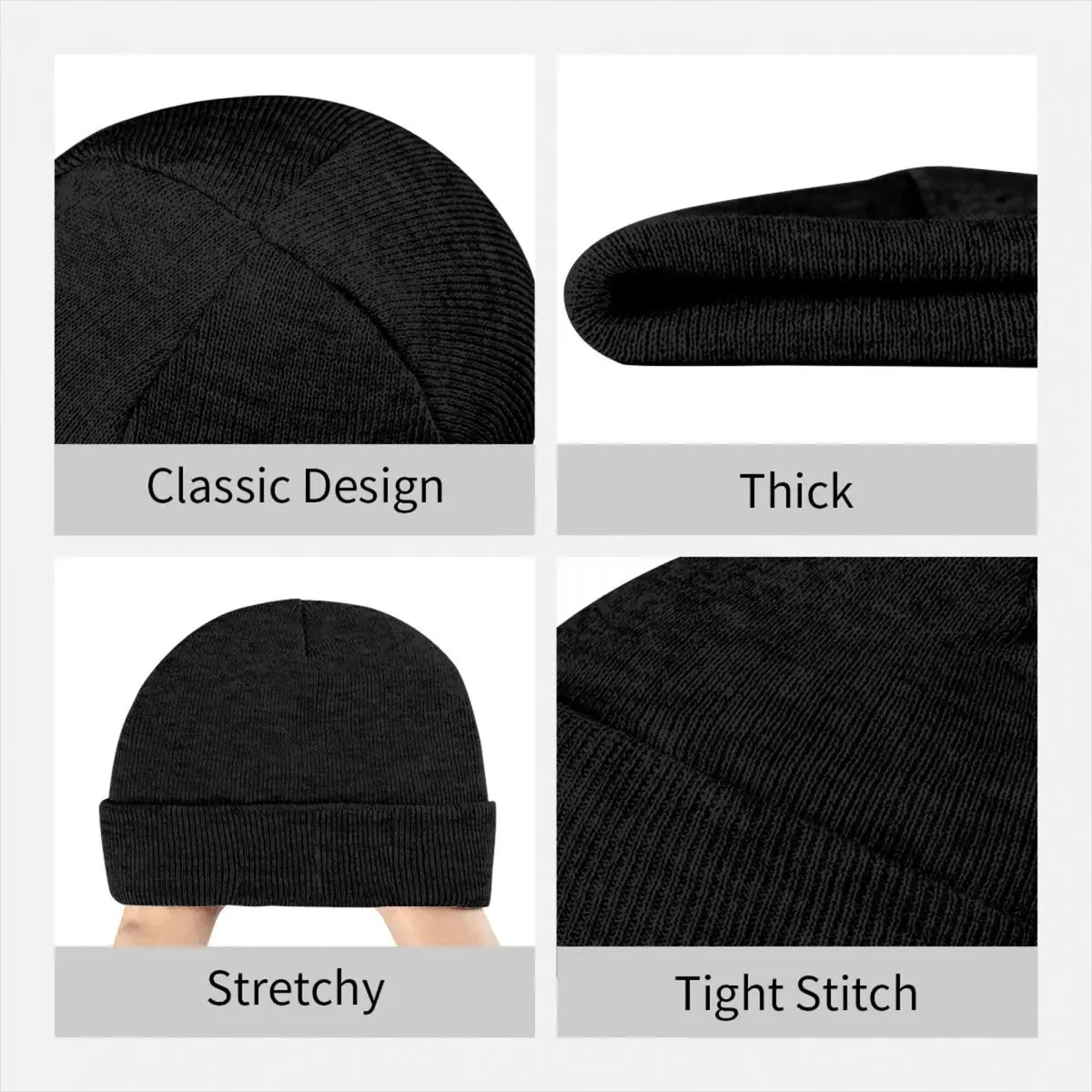 Crimson Ghost Misfits Knit Hat Beanie Winter Hats Warm New Skull Cap for Men Women Gift