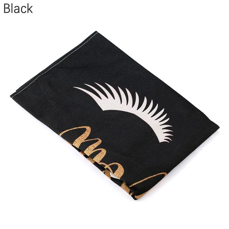 Eyelash Extension Cleaning Aprons Professional Bronzing Eyelash Pattern Apron Grafting False Eyelashes For Adult Makeup Tools