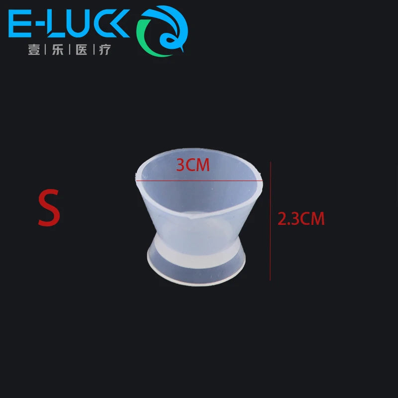 Dental Silicone Rubber Cup Dentist Rubber Mixing Bowls Teeth Whitening Disinfecting laboratory Tools