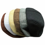 Men Berets Cap British Style 2025 New Autumn Summer Linen Hats Fashion Flat Caps Classic Vintage Gatsby Cabbie Cap Chapeau Homme
