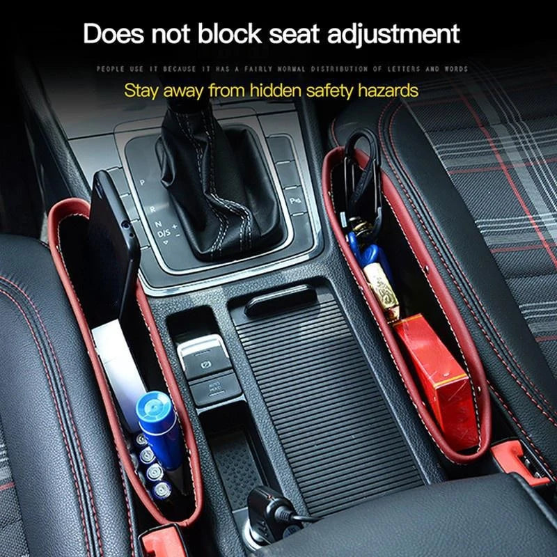 Car Seat Gap Storage Bag Car Space Pocket Storage Pouch Phone Purse Coins Key Car Organizer Car Accessories  automóvil