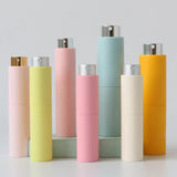 10ml Perfume Bottling Atomizer Frosted Liquid Container Macaron Rotary Oral Spray Bottle Portable Empty Bottle