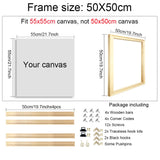 25x35 30x40cm Natural Wooden Picture Frame For Wall Canvas Frame Diamond Painting Frame Picture Poster Wall Frame Home Decor