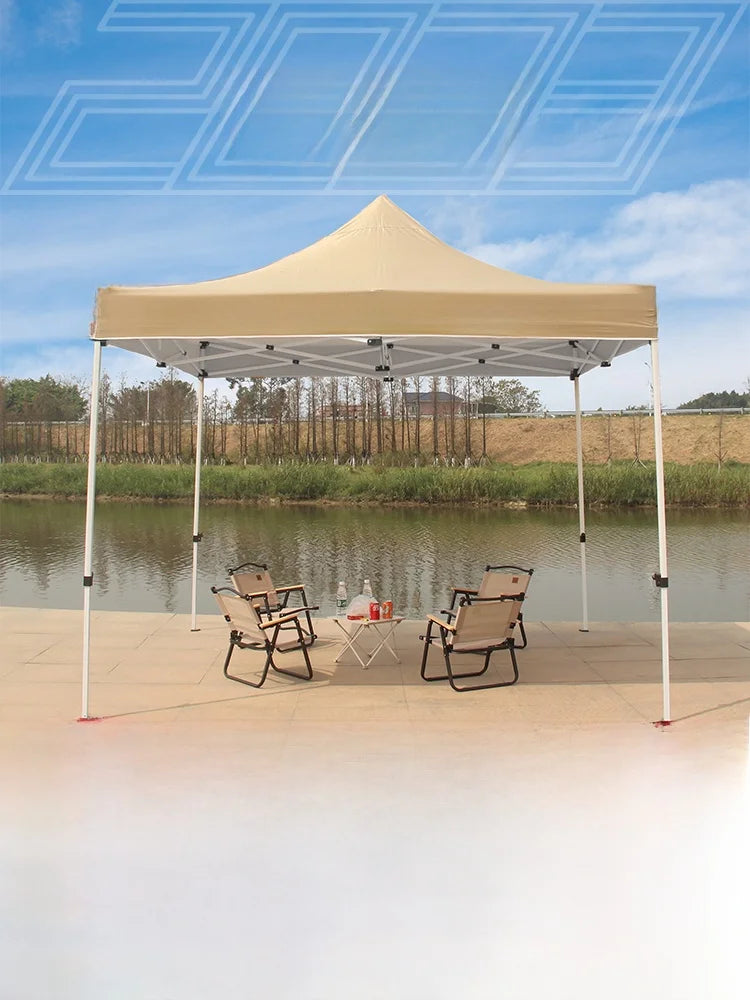 Thiened Four-Legged Umbrella Tent Top Cloth 3x3 Outdoor Sunade Waterproof Sun Protection Large Umbrella Canvas Stall