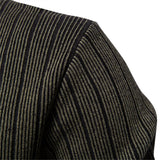 AIOPESON New Design Mens Mock Neck Cotton Pullover Sweaters Autumn Winter Warm Stripped Sweater for Men